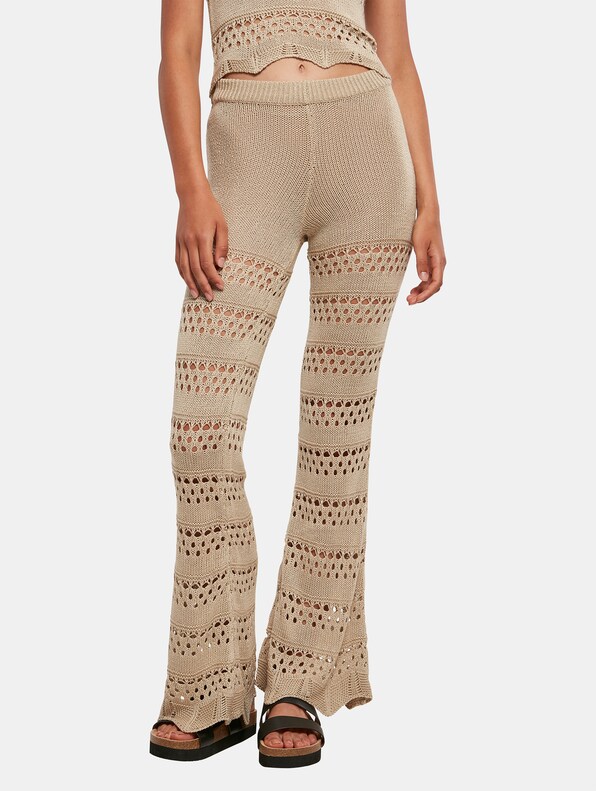  Ladies Flared Crochet Knit-0