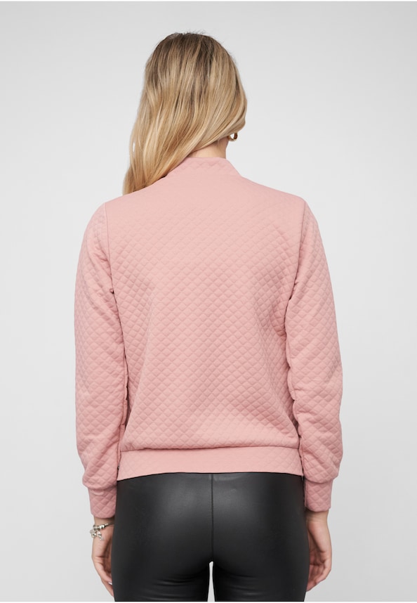 Blouson with Diamond Stitch-1