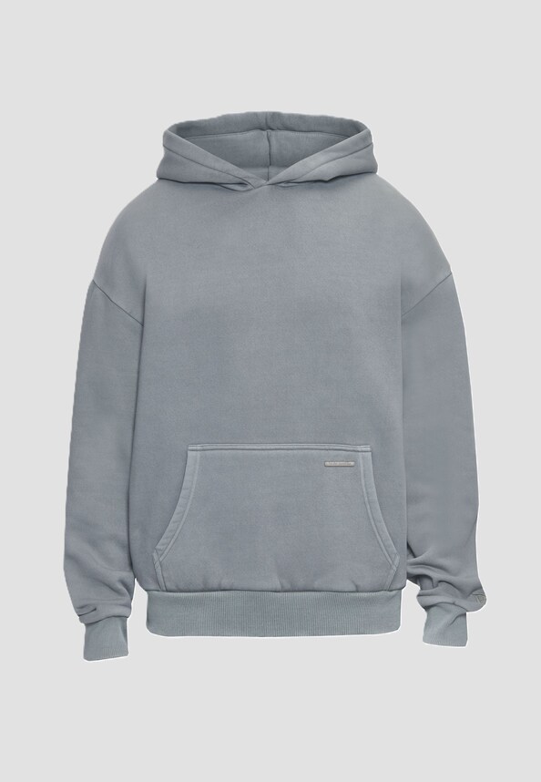 SUPER HEAVY BLANK HOODIE-4