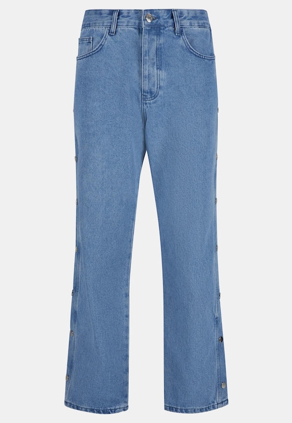 2Y Premium Wide Buttons Loose Fit Jeans-6