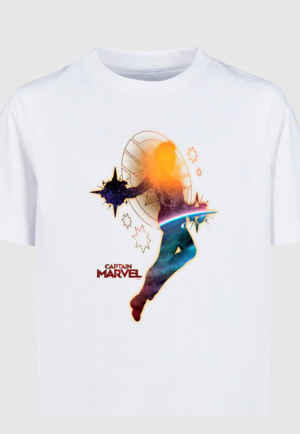 Kids Captain Marvel - Nebula Flight Basic T-Shirt-2