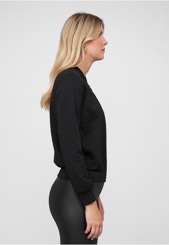 Blouson with Diamond Stitch-3