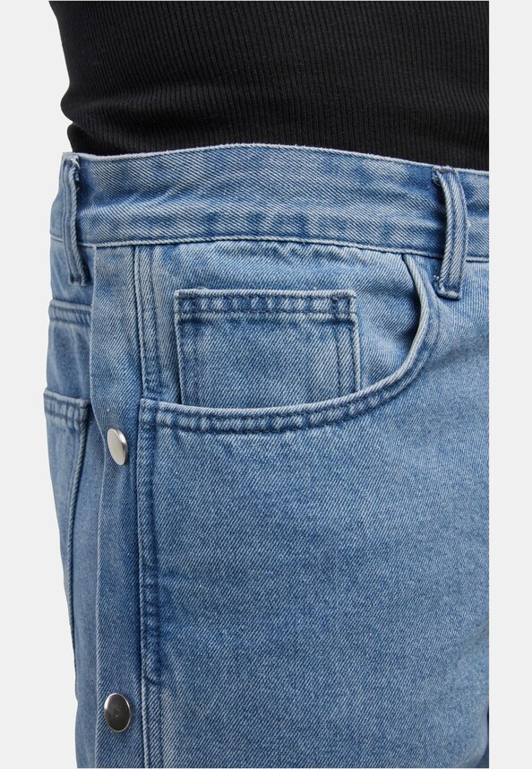 2Y Premium Wide Buttons Loose Fit Jeans-8