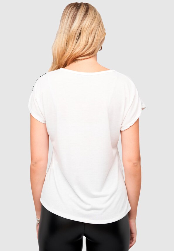 Cloud5ive Damen Viskose T-Shirt mit Traumfänger Print-1