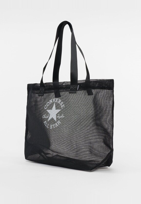All Star Patch Print Mesh Tote-1