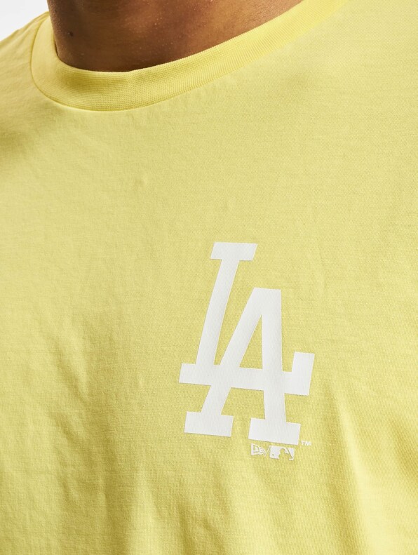 New Era MLB Los Angeles Dodgers League Essential Oversized T-Shirt Lemon-3