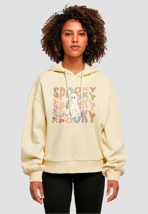 Ladies Halloween - Spooky Ghost Hoody-0