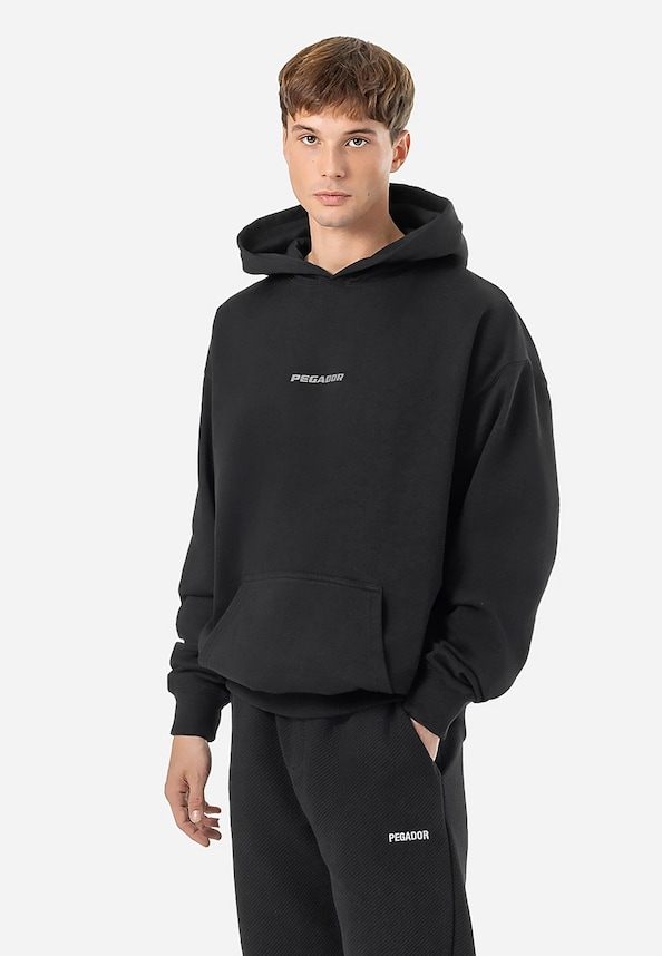 PEGADOR Colne Logo Oversized Hoodies-0