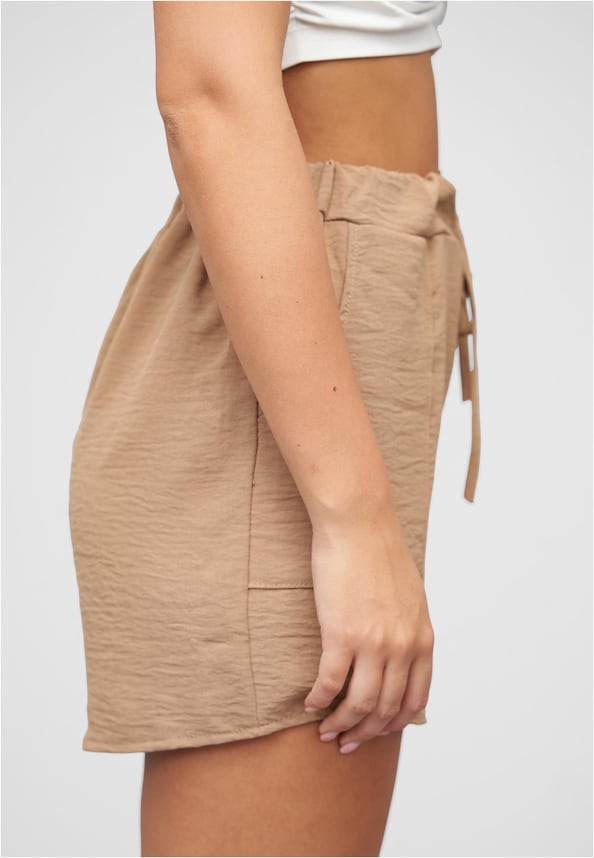 Musselin Shorts m. aufgesetzten Taschen-3