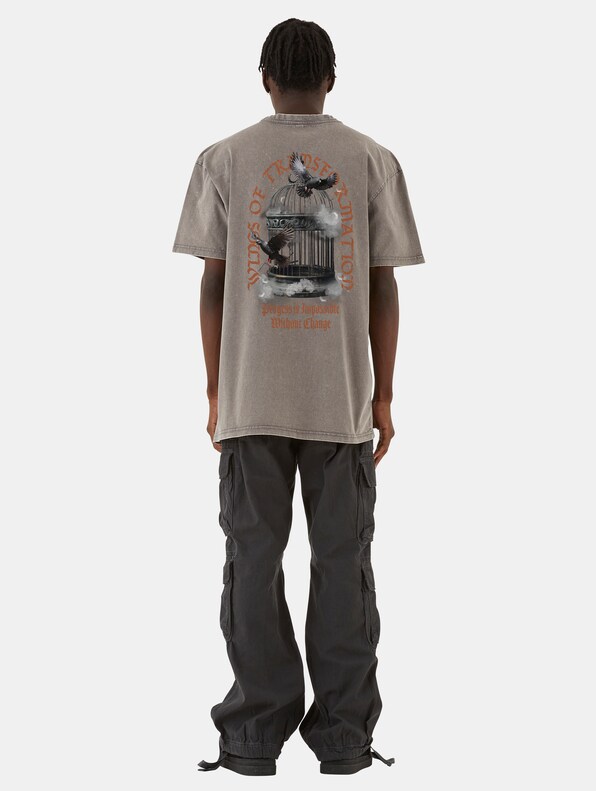 LIBERATION DOVES - HEAVY ACID WASHED TEE-2
