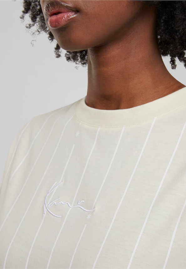 Signature Pinstripe Os T-Shirt-3