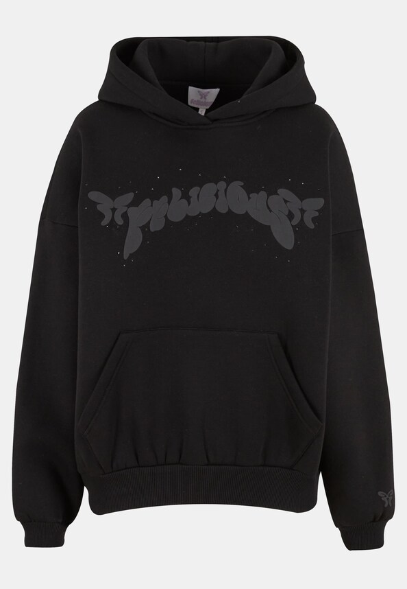 FELI Hoodie Rhinestones Puff-2