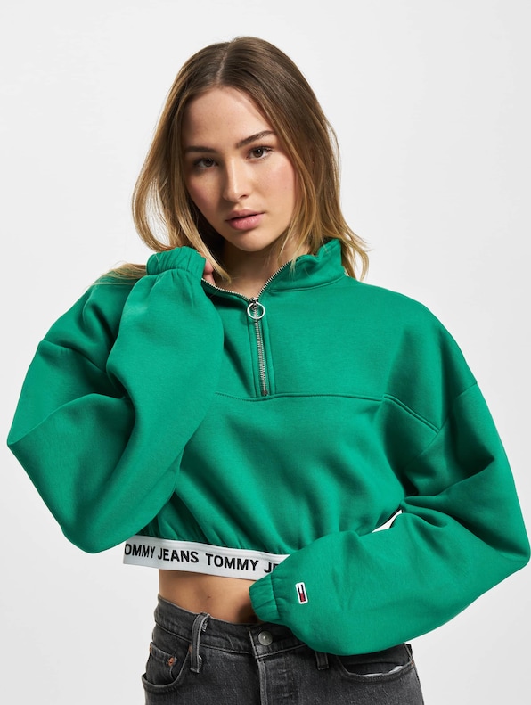 Tommy Jeans Super Crop Logo Sweatshirt-0