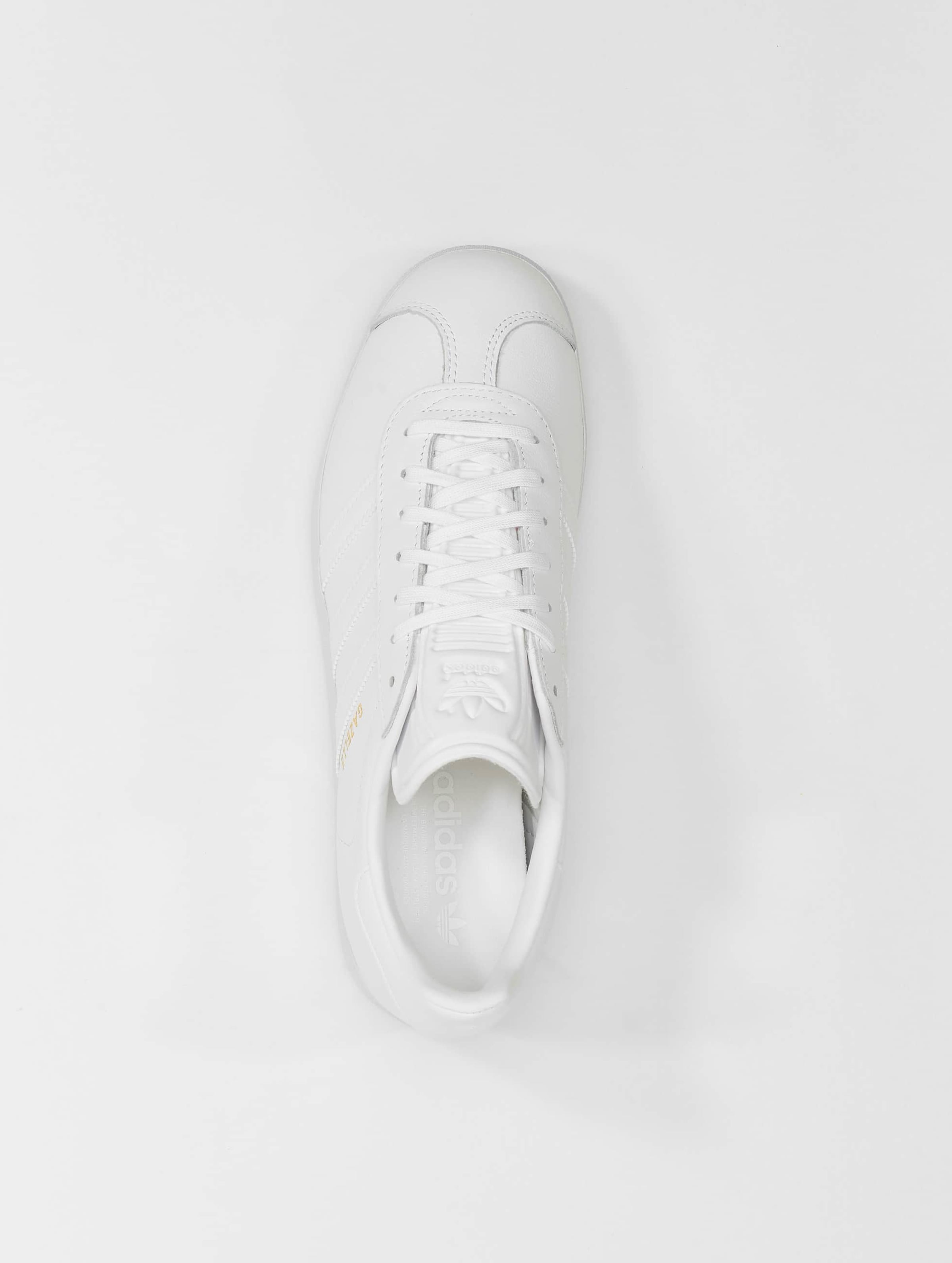 Adidas gazelle womens white and outlet gold