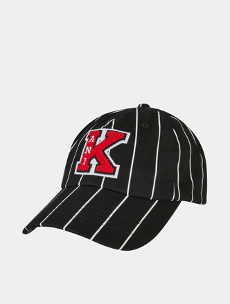 KA223-002-1 Retro Patch Pinstripe Cap black/red/white