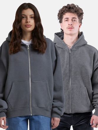 Prohibited Oversized Zip Hoodies