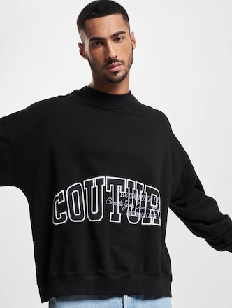 The Couture Club Varsity Puff Print Crew Pullover