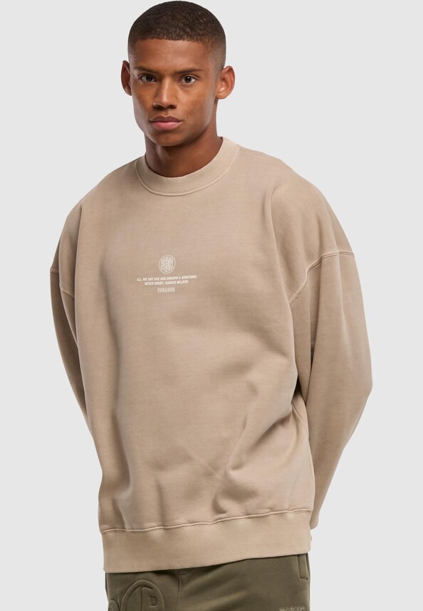 Baylor Oversized Sweater Vintage Dark Stone-0