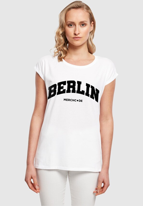 Ladies Berlin Wording - T-Shirt-0