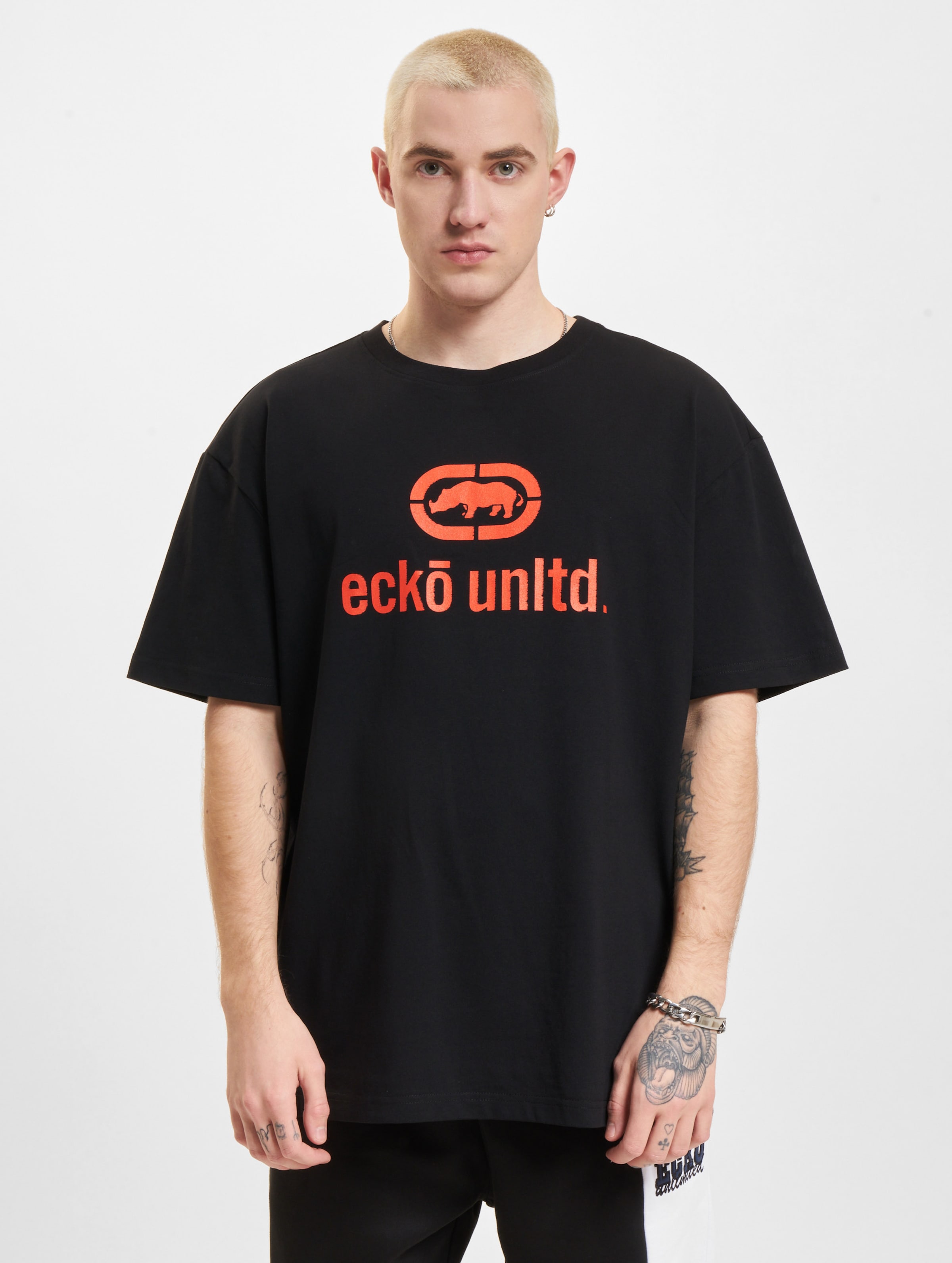 Ecko Unltd. Fast T-Shirts Mannen op kleur zwart, Maat S