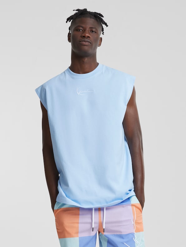 Karl Kani Small Signature Essential Sleeveless T-Shirts-0