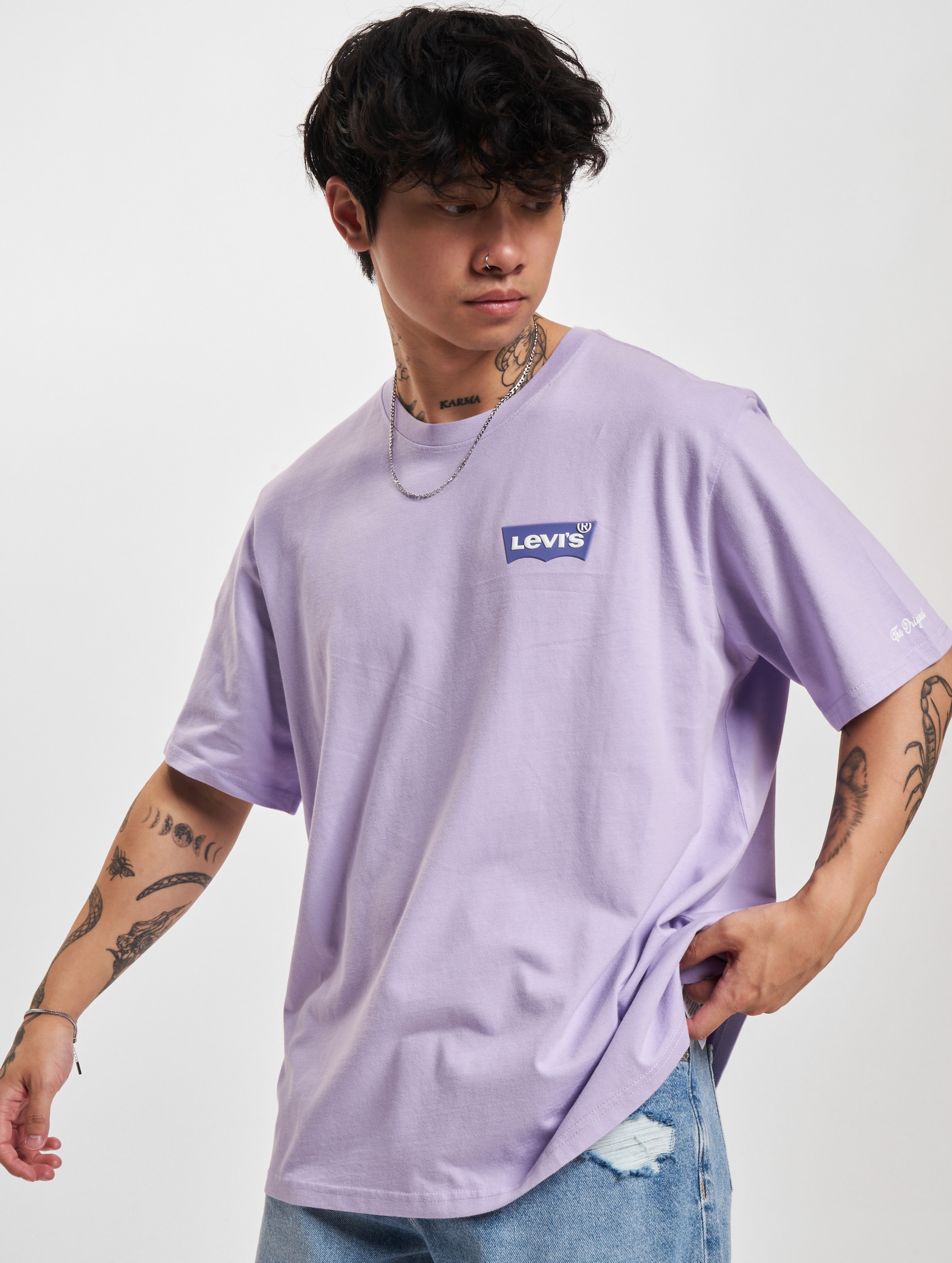 Levi's Levi's® T-Shirt Mannen op kleur violet, Maat S