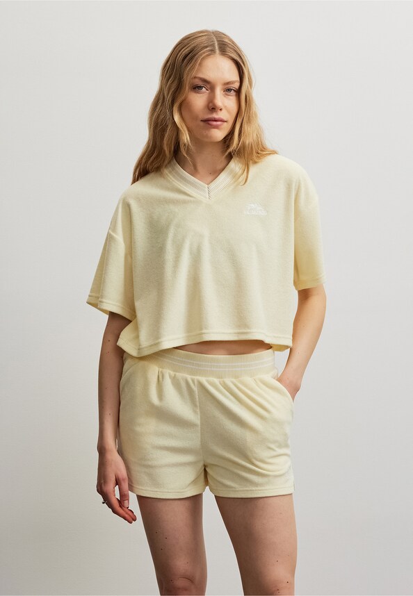 Anastasia Cropped Frottee -0