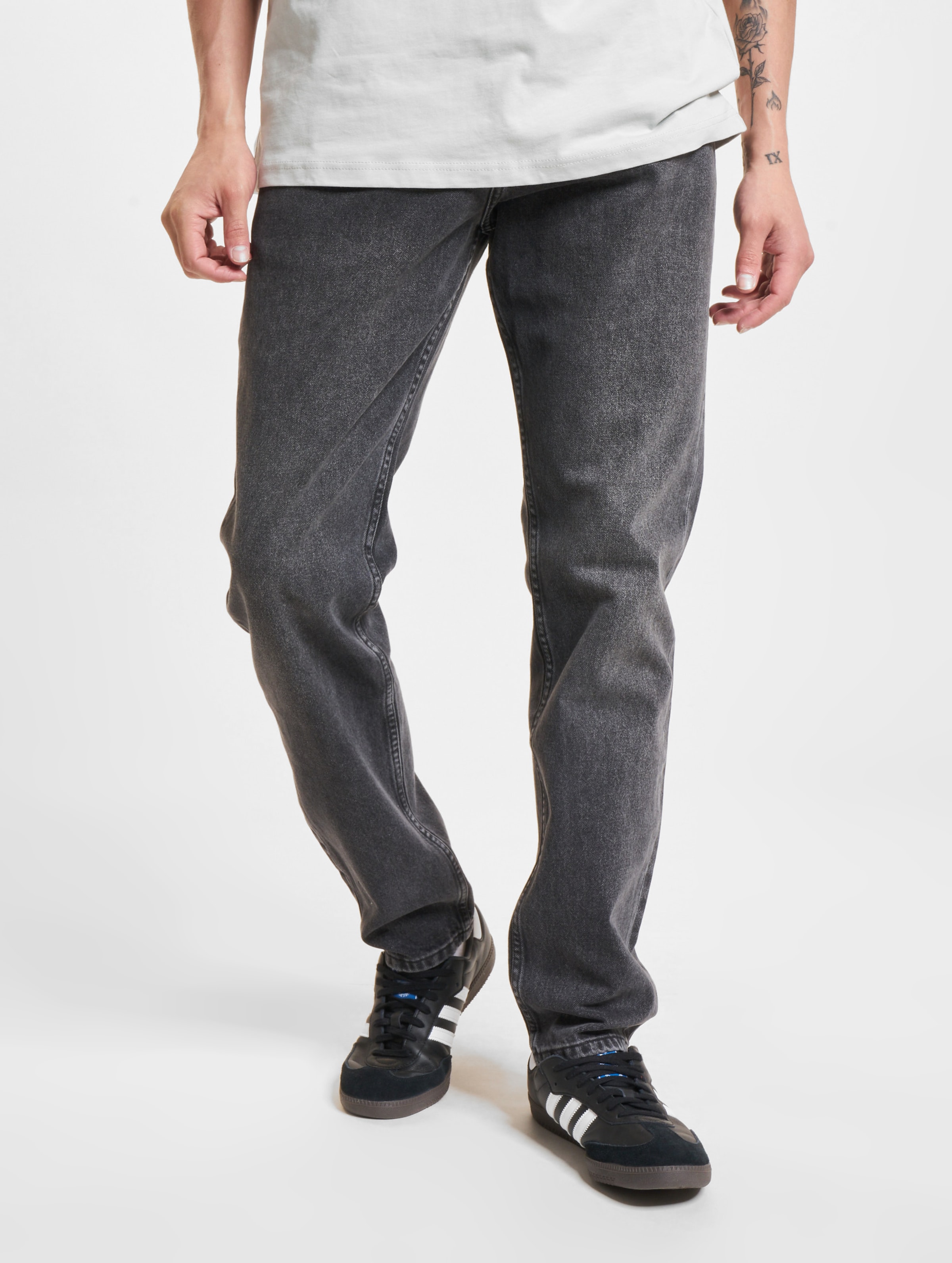 Calvin Klein Jeans Authentic Straight Fit Männer,Unisex op kleur grijs, Maat 3632