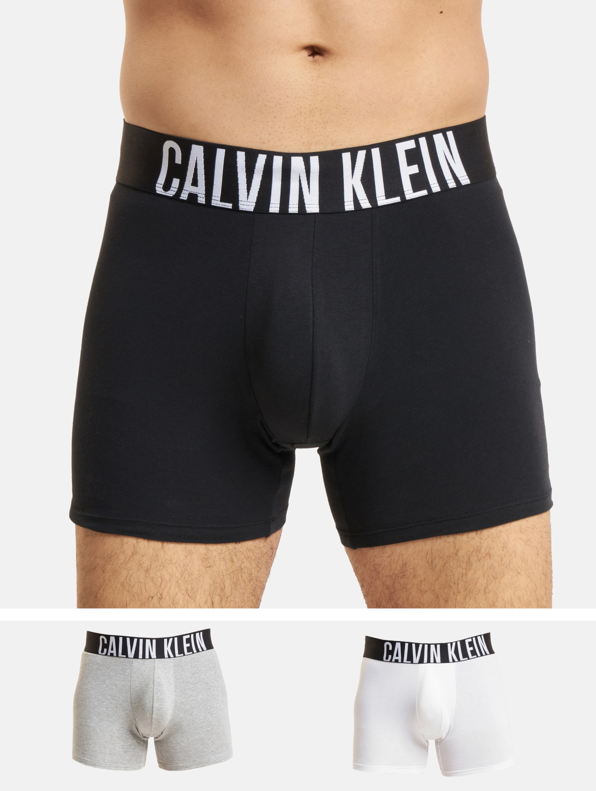 Calvin Klein Brief 3 Pack Boxershorts Männer,Unisex op kleur grijs, Maat L