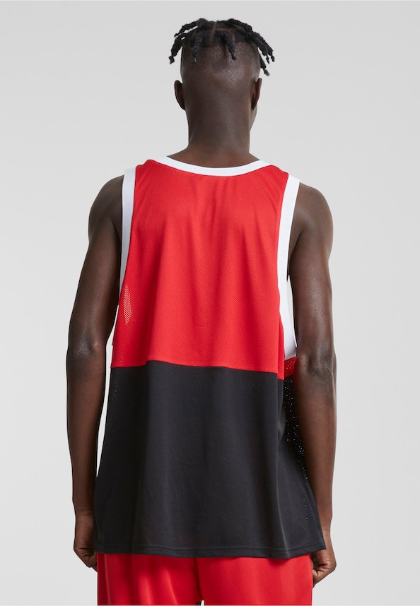 Starter Split Mesh Tank Top-1