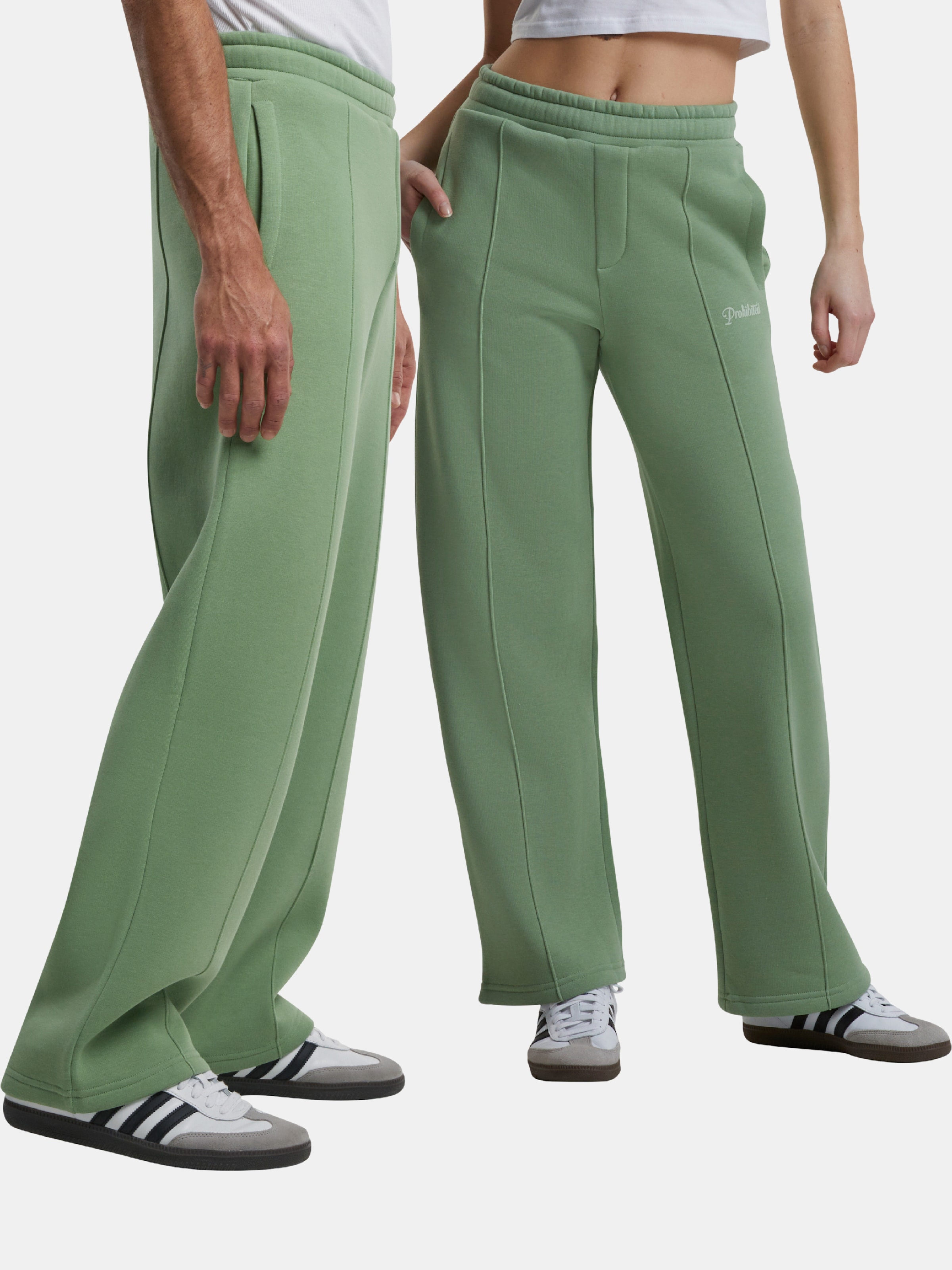Prohibited 10119 V2 Loose Jogginghosen Männer op kleur groen, Maat XL