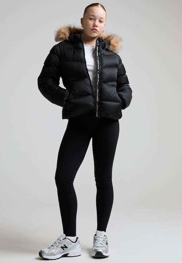 G ARABELLA HOODED BOMBER JACKET-4