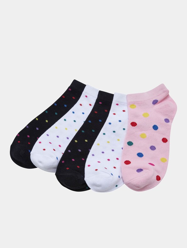No Show Rainbow Dots 5-Pack-0