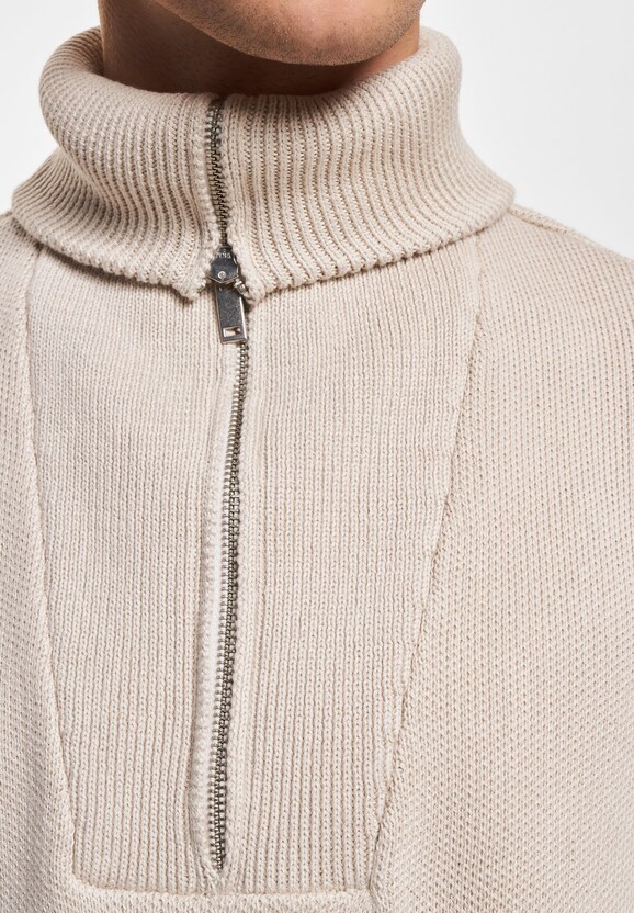 Jack & Jones Dimension Knit Half Zip Pullover-3