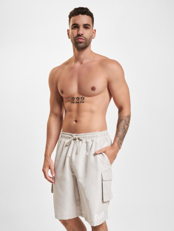 PEGADOR Upton Cargo Bermuda Swim Shorts-2