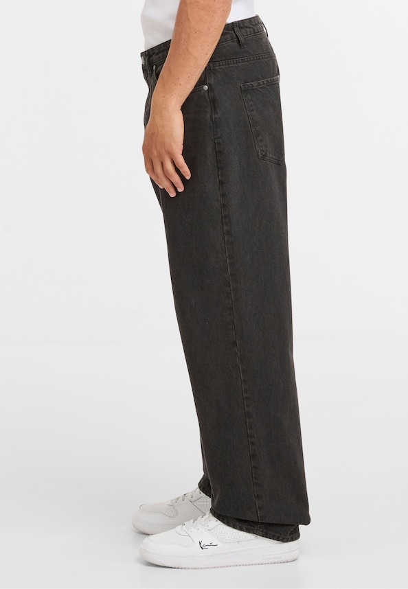 OG K Washed Straight Leg Jeans-2