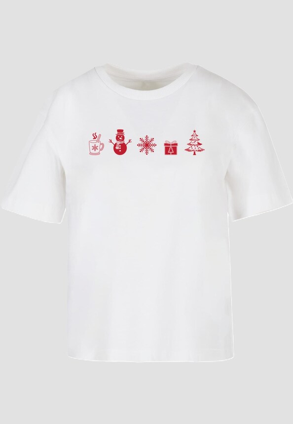 Ladies Christmas Elements Tee-2