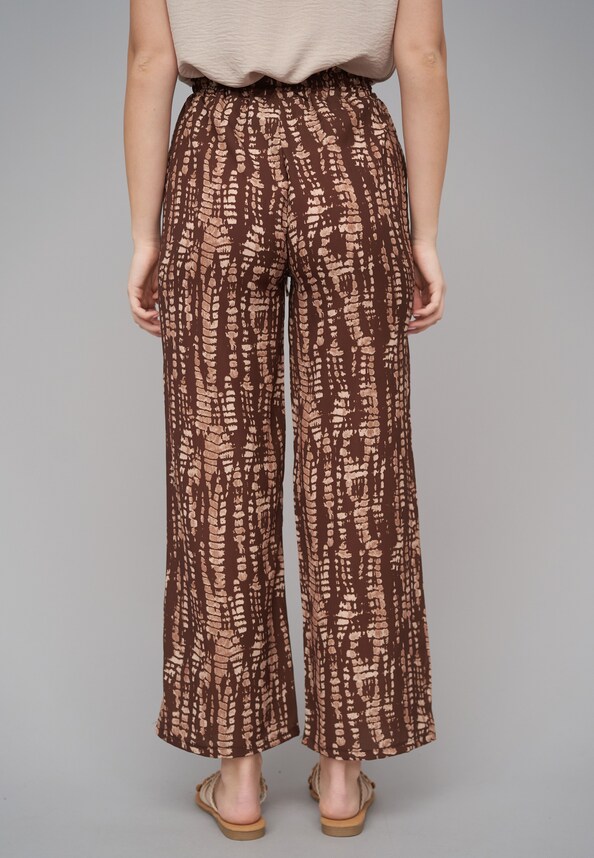 Summer Crepe Pant Geometric-1