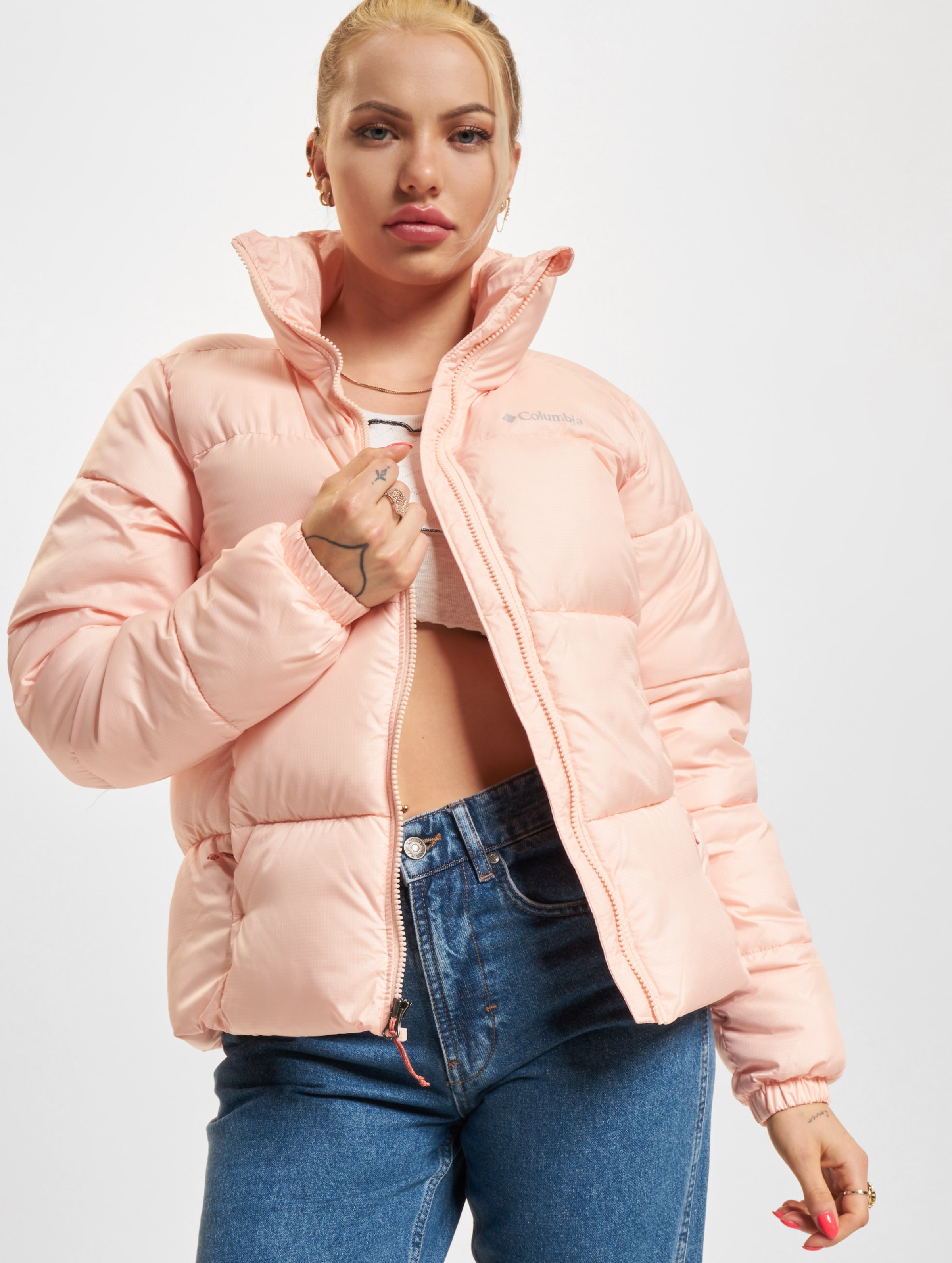 Columbia Sportswear Puffect Winterjacke Frauen,Unisex op kleur roze, Maat L