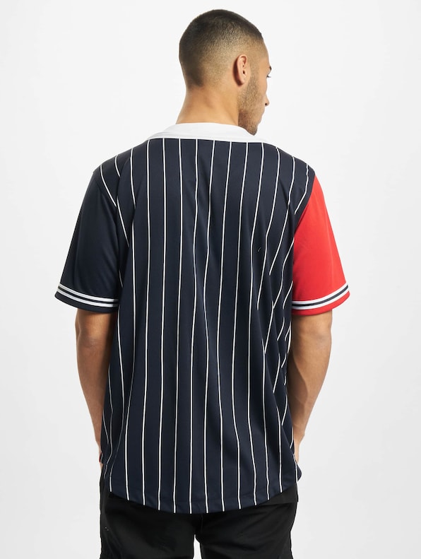 College Block Pinstripe Baseball -1