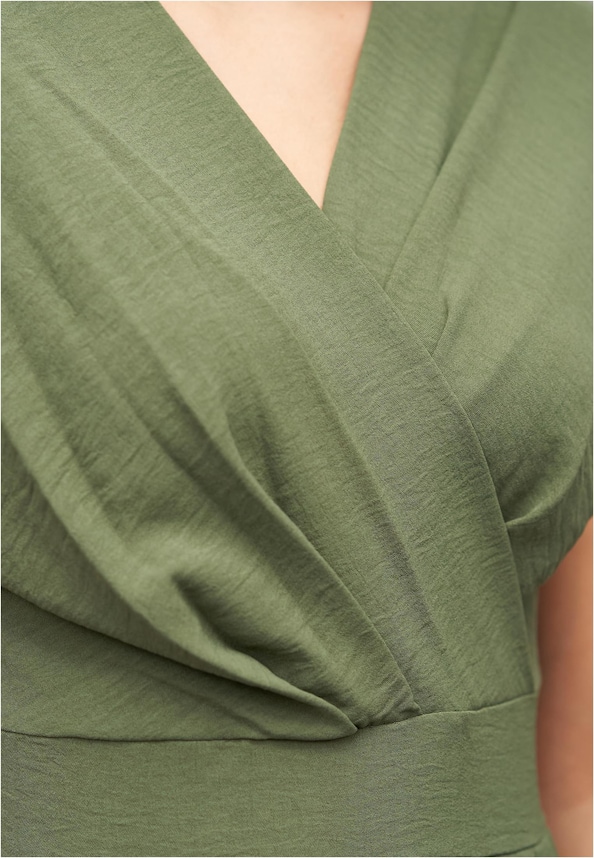 Jumpsuit in Wickeloptik mit 2-Pockets-5