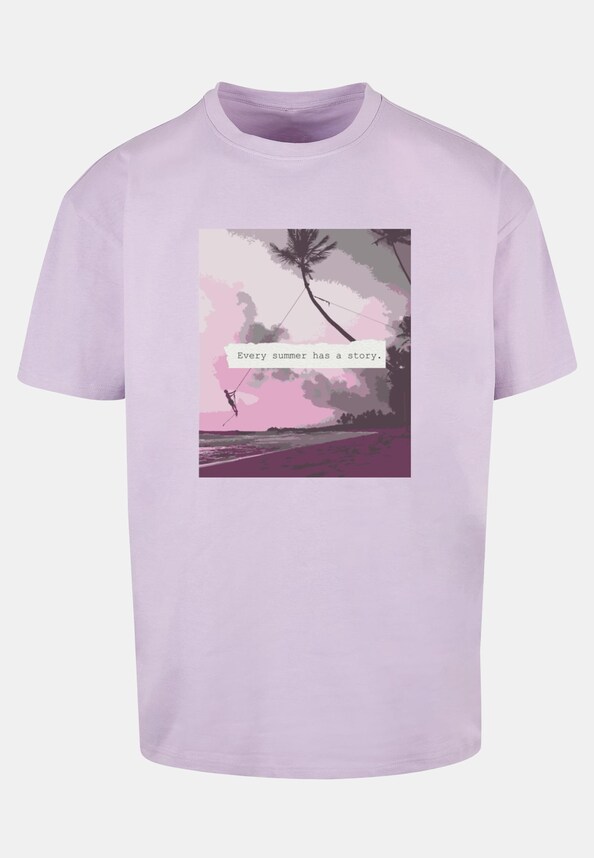 Summer - Every summer has a story Heavy Oversize Tee-4