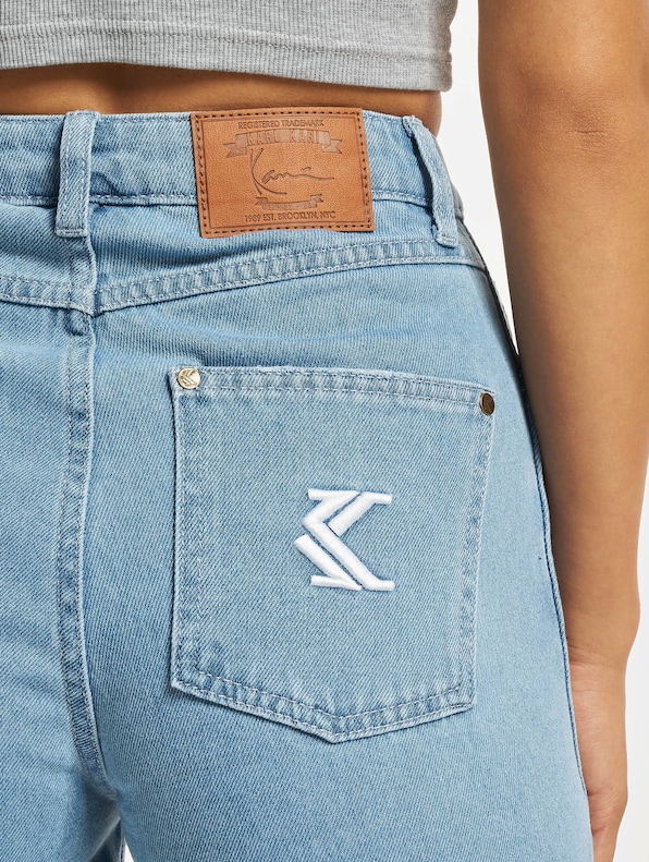 KW222-008-1 KK OG Distressed Wide Leg Denim Pants-5