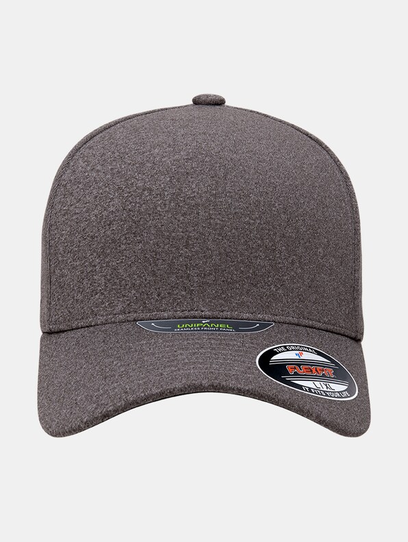 Flexfit Unipanel Melange Fitted Caps-2