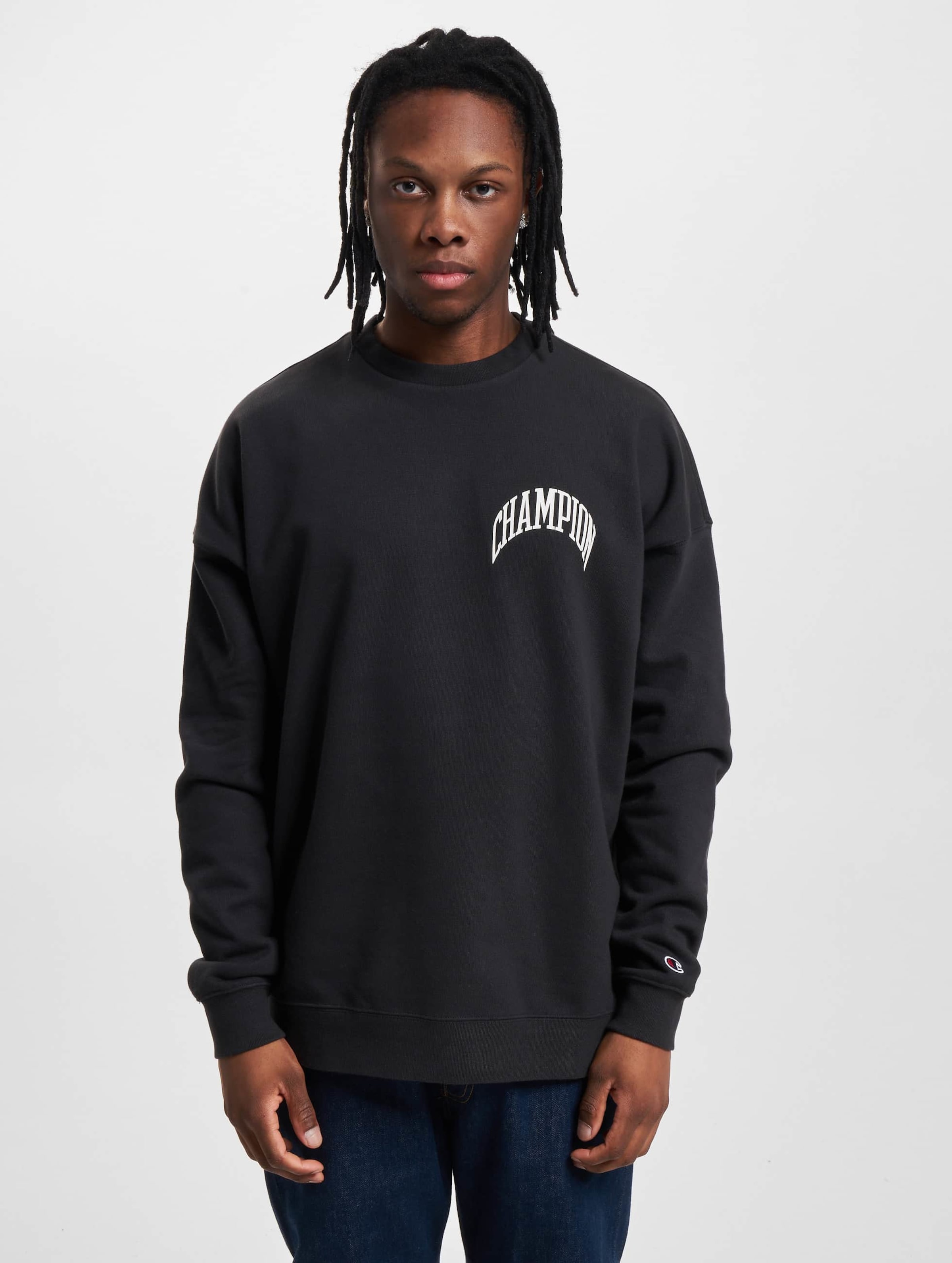 Black champion crew neck deals