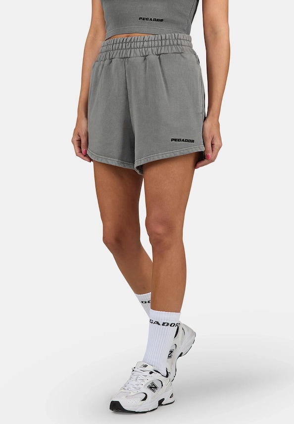 Wiluna High Waisted Sweatshorts-2