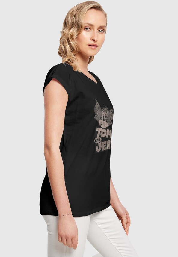 Ladies Tom and Jerry - Cartoon T-Shirt-3