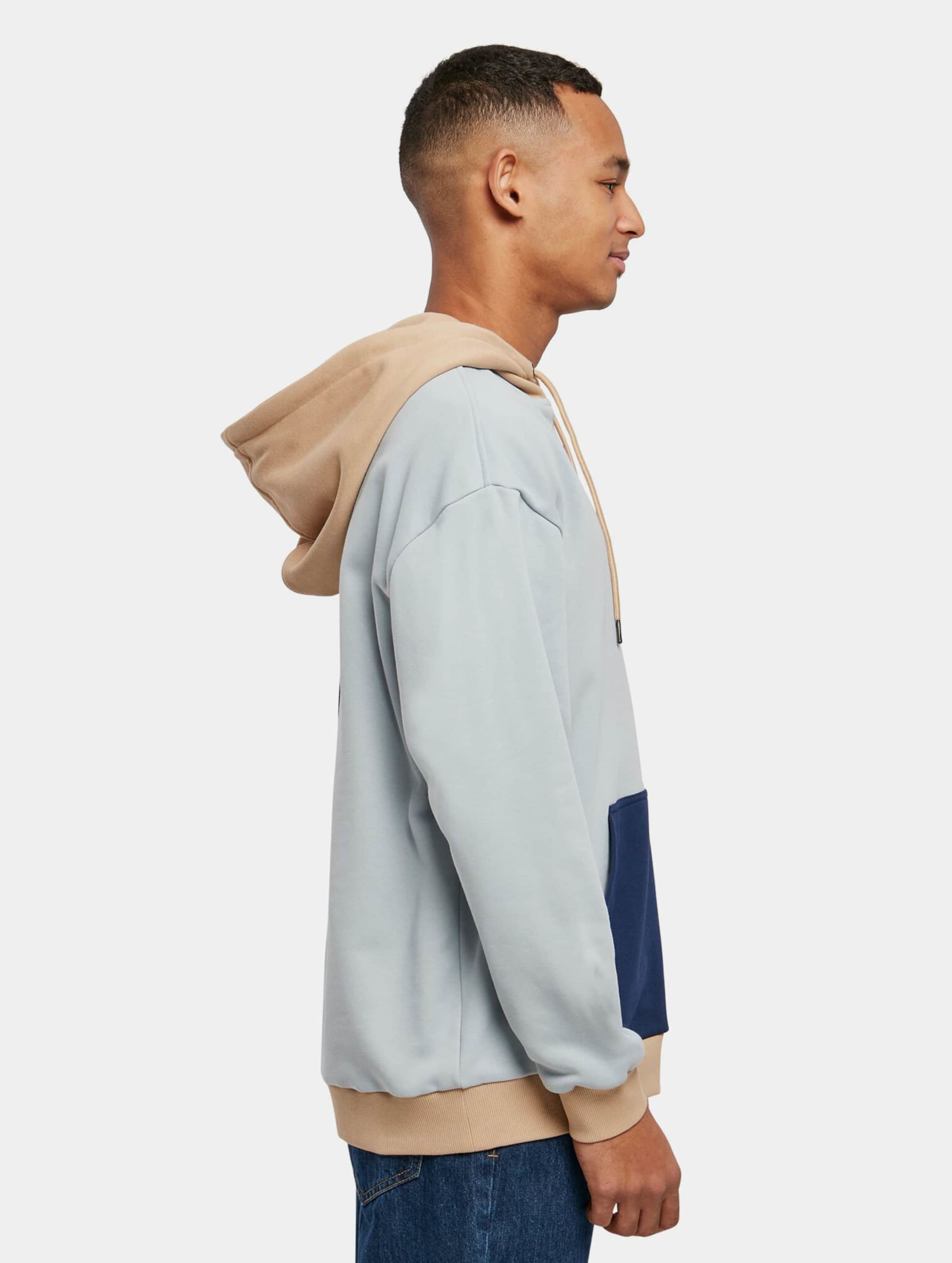 Urban outfitters pastel 2024 color block hoodie