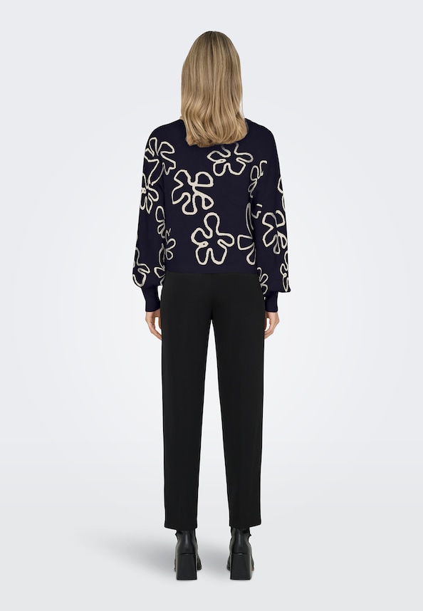 Only Montana Ls Jq O-Neck Cc Knt-1