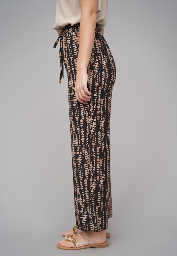 Summer Crepe Pant Geometric-2